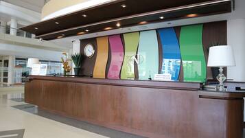 Quiosque de check-in/check-out