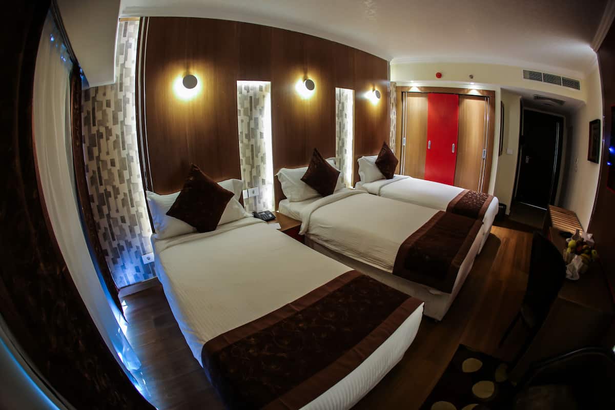 Minibar, in-room safe, rollaway beds, free WiFi