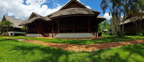 Majoituspaikan julkisivu