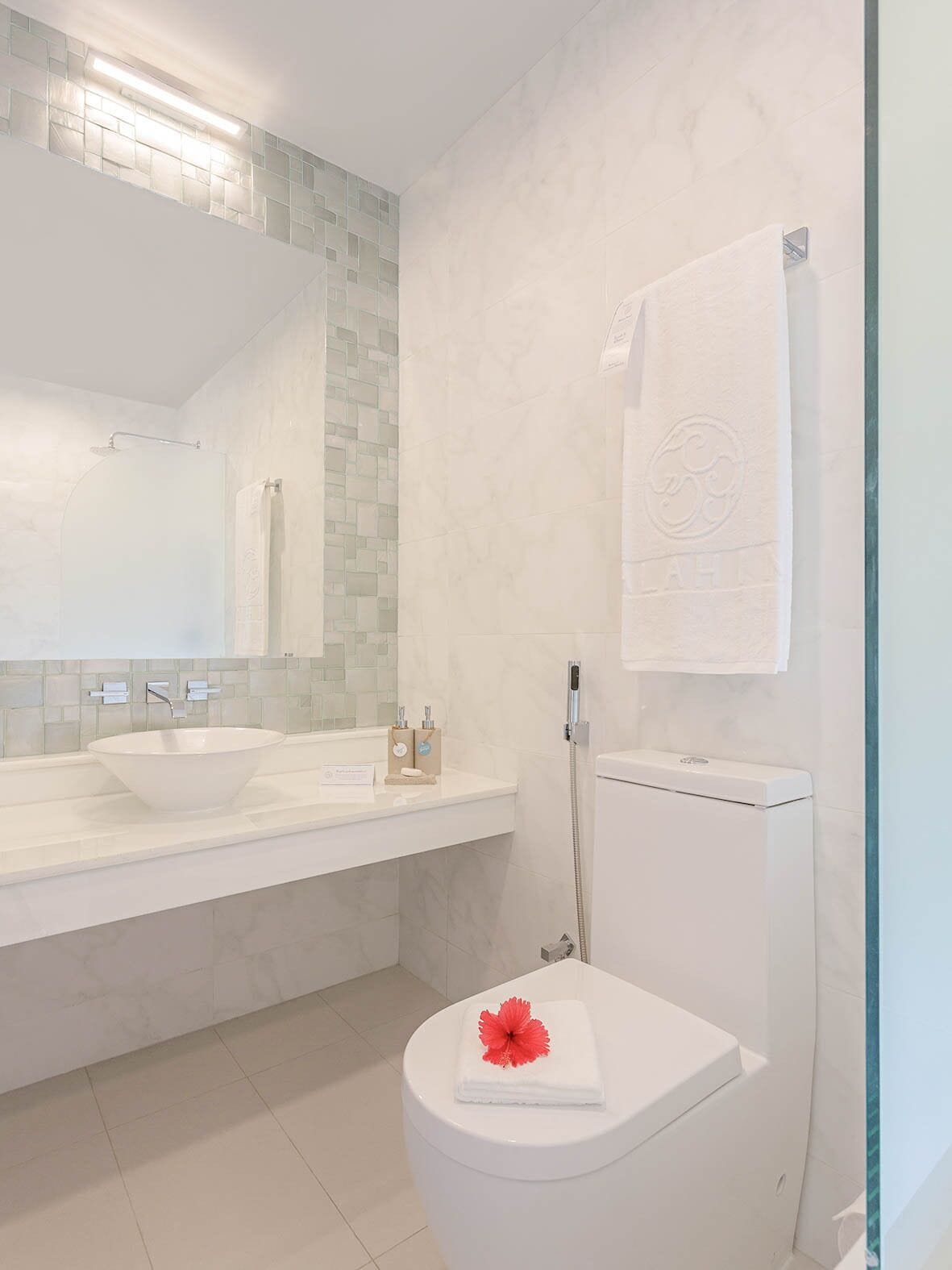 garden room with 50% off return transfers for minimum 3 nights' stay from 01 may 2025 to 31 oct 2025 | bathroom | free toiletries, hair dryer, bathrobes, bidet