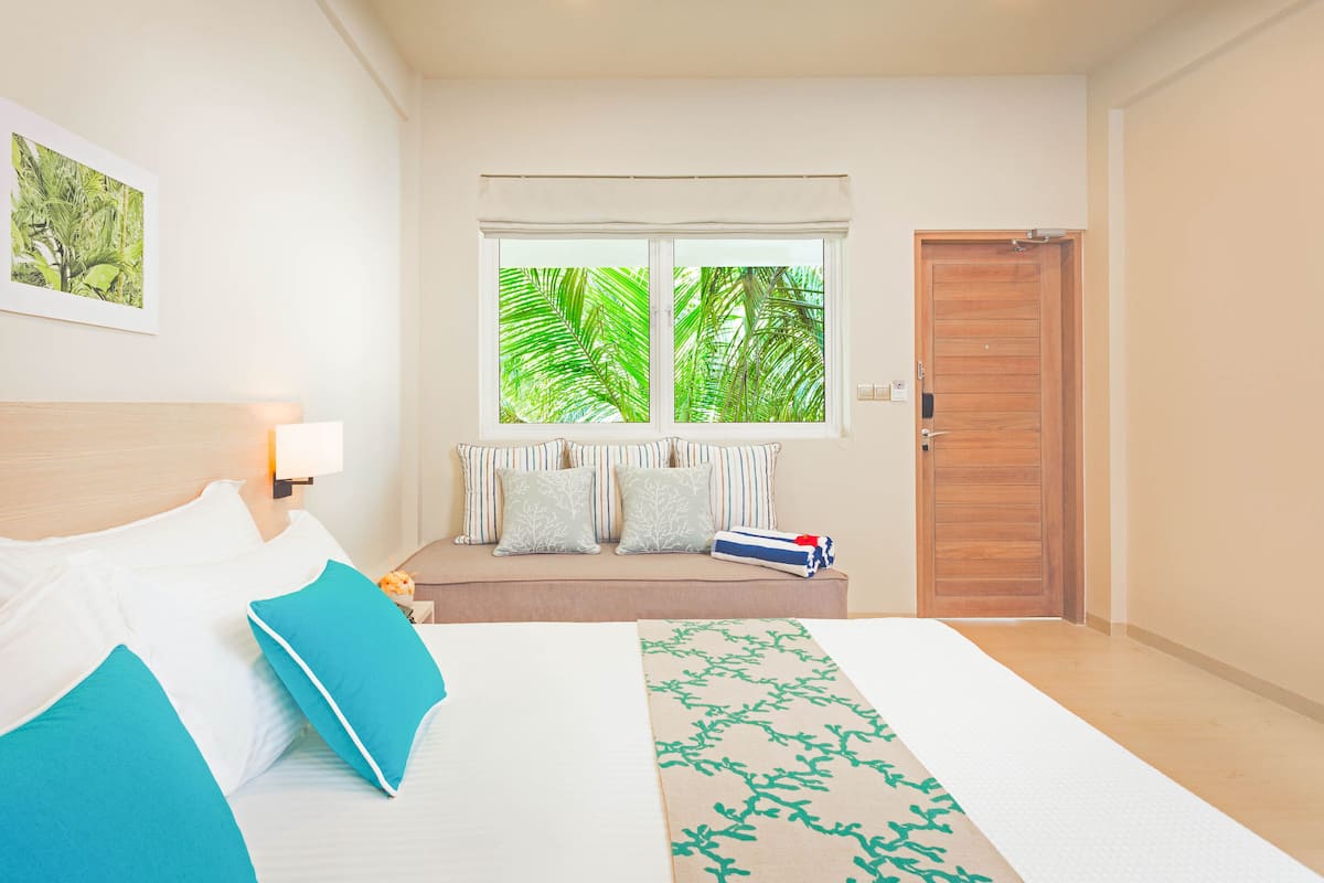 garden room with 50% off return transfers for minimum 3 nights' stay from 01 may 2025 to 31 oct 2025 | 1 bedroom, minibar, in-room safe, blackout curtains
