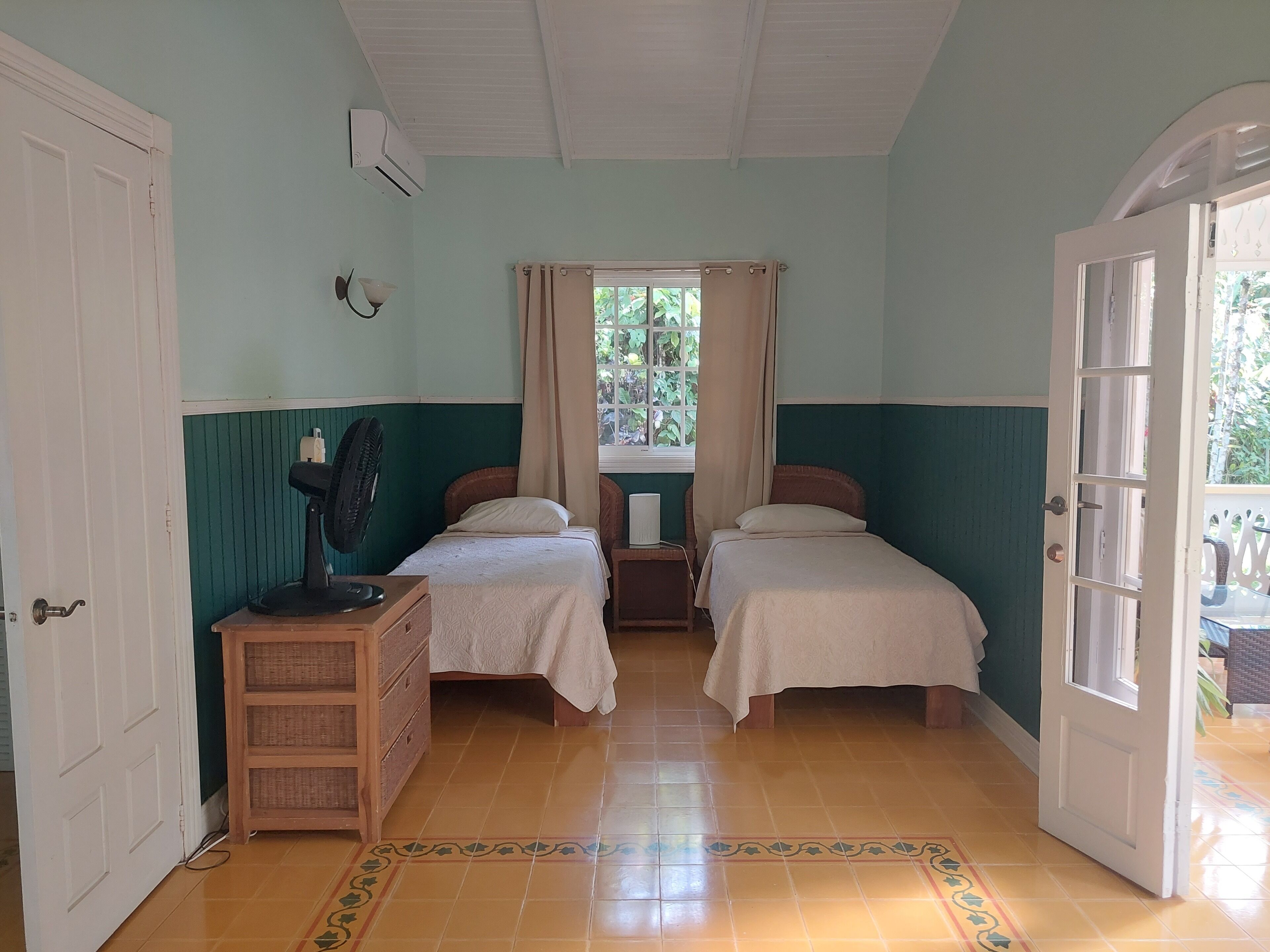 family villa, 2 bedrooms, non smoking, garden view | premium bedding, in-room safe, individually decorated, blackout curtains