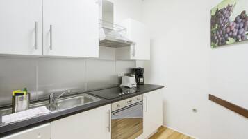 Apartment (Wedding 9) | Private kitchen | Fridge, microwave, stovetop, dishwasher
