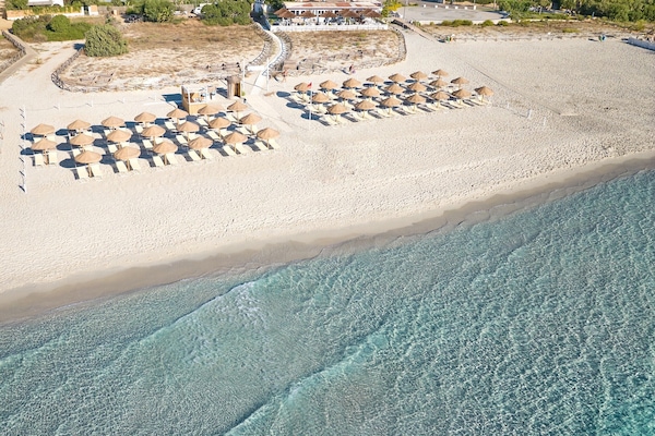 Private beach