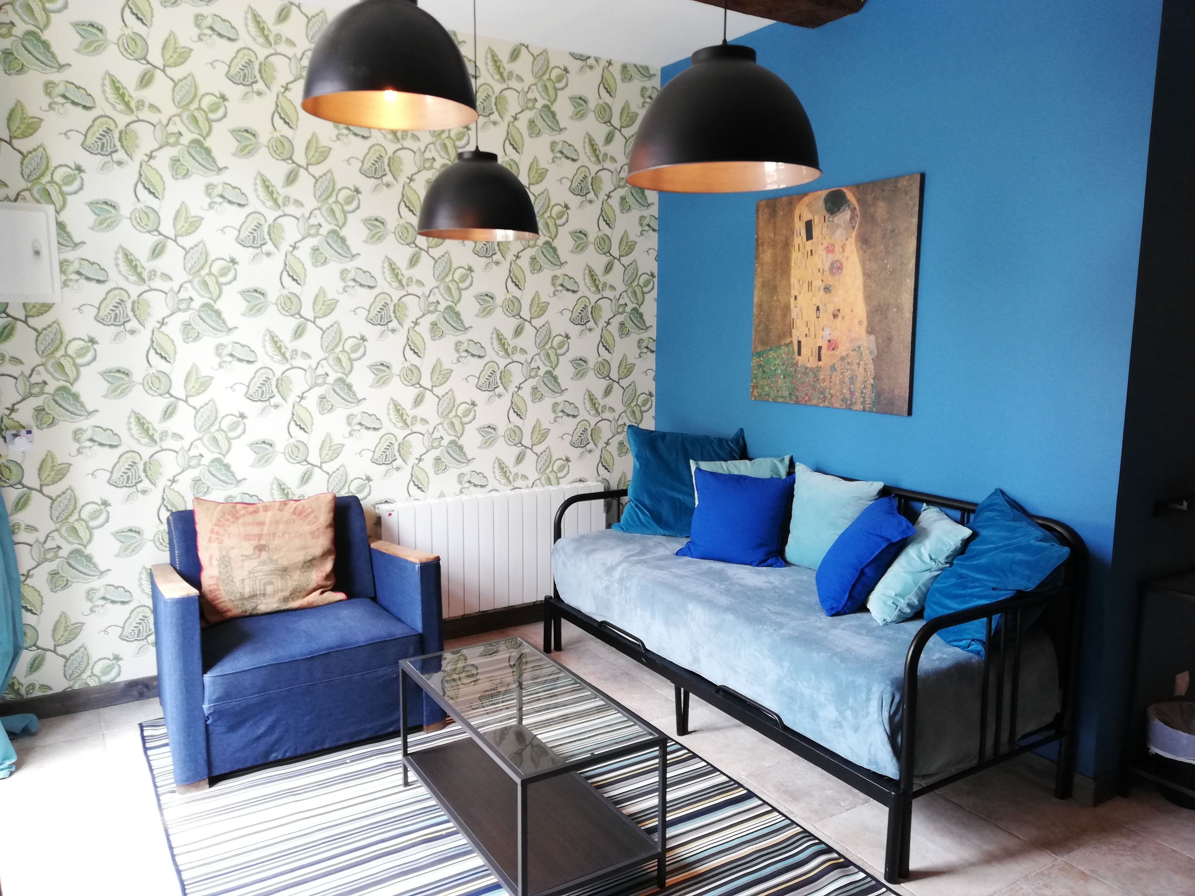 舒適三人房, 1 間臥室, 花園景觀, 花園 | 客廳