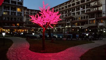 Front of property - evening/night