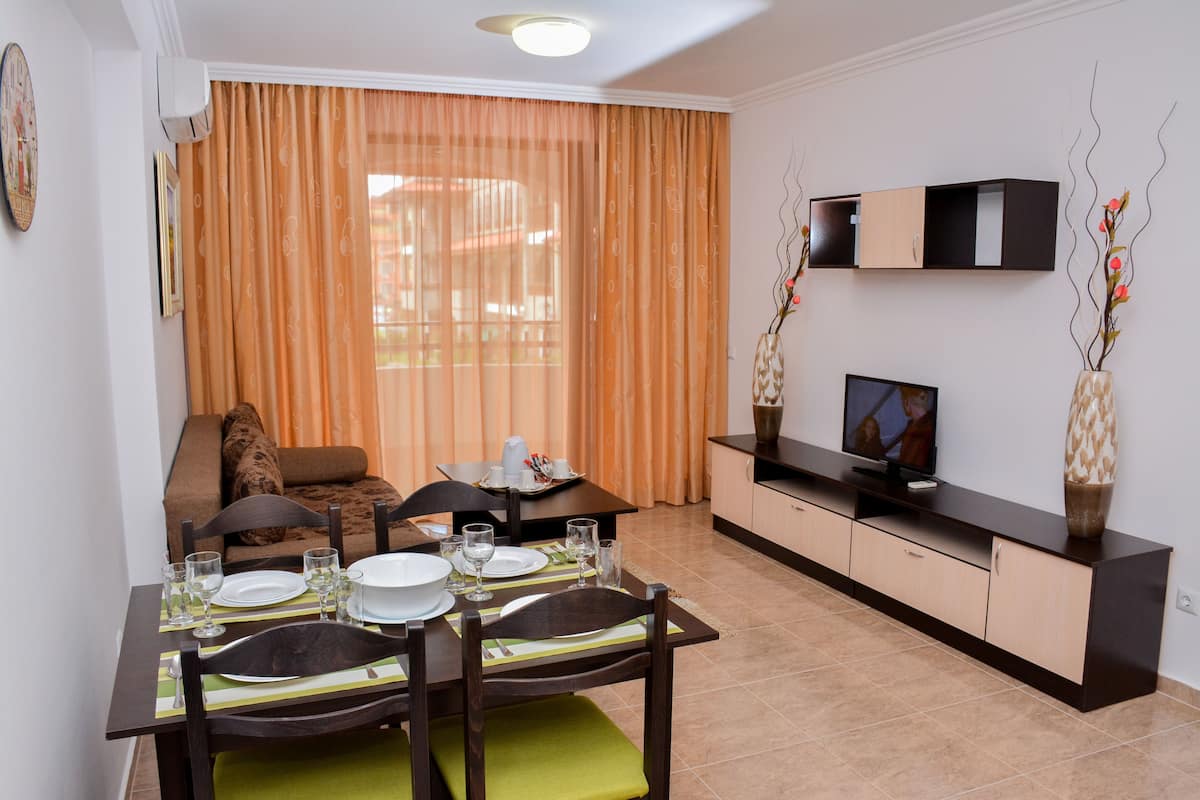 Apartment, 1 Bedroom, Balcony (Kitchenette ) | Soundproofing, iron/ironing board, cribs (surcharge)