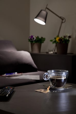 Minibar, pengeskab på værelset, lydisolering, gratis baby-/barnesenge