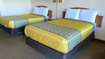 Premium bedding, desk, soundproofing, free WiFi