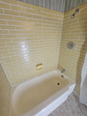 Combined shower/bathtub, hair dryer - Medina Inn (Medina)