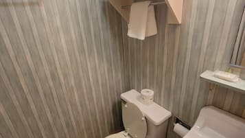 Kombinasi shower/bathtub dan pengering rambut