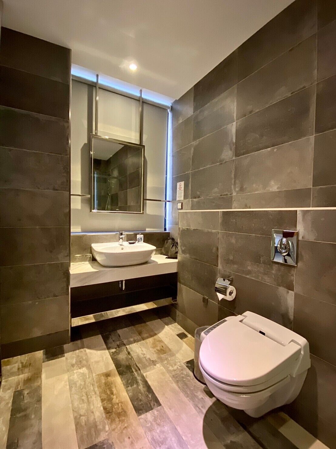 vip double room | bathroom | shower, hair dryer, electronic bidet, towels