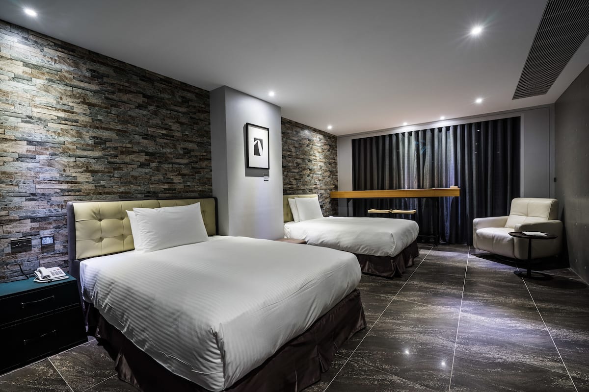 free minibar, in-room safe, individually decorated