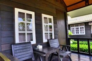 Standard Bungalow, 1 Queen Bed, Non Smoking, Balcony | Terrace/patio - Chanpraya Resort (Chanthaburi)