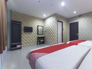 豪華套房, 1 張�標準雙人床 | 書桌、免費無線上網、床單