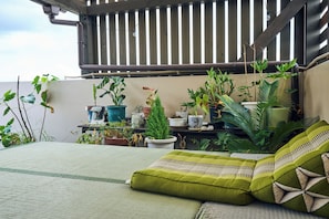 Rooftop terrace - Green Guest House Kagoshima - Hostel (Kagoshima)