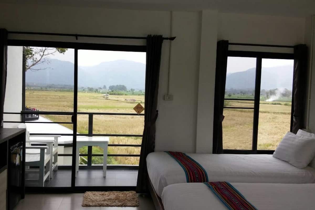 Villa, 2 camas individuales, para no fumadores, en el área del patio | Minibar, escritorio, camas extra y wifi gratis