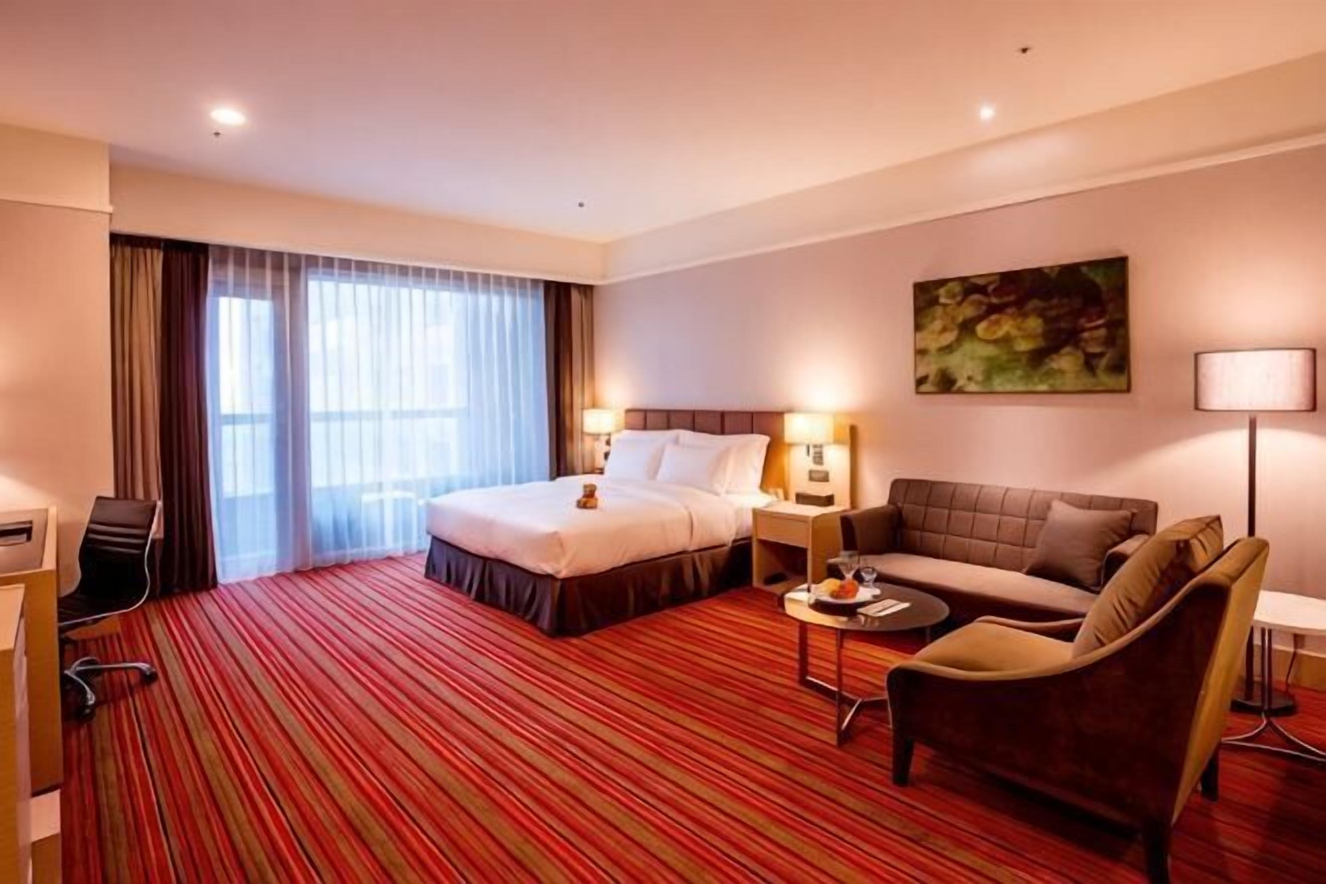 In-room safe, desk, blackout curtains, soundproofing