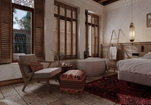 Habitación exclusiva doble | Sábanas de algodón egipcio y ropa de cama de alta calidad