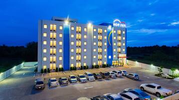 Front of property – evening/night