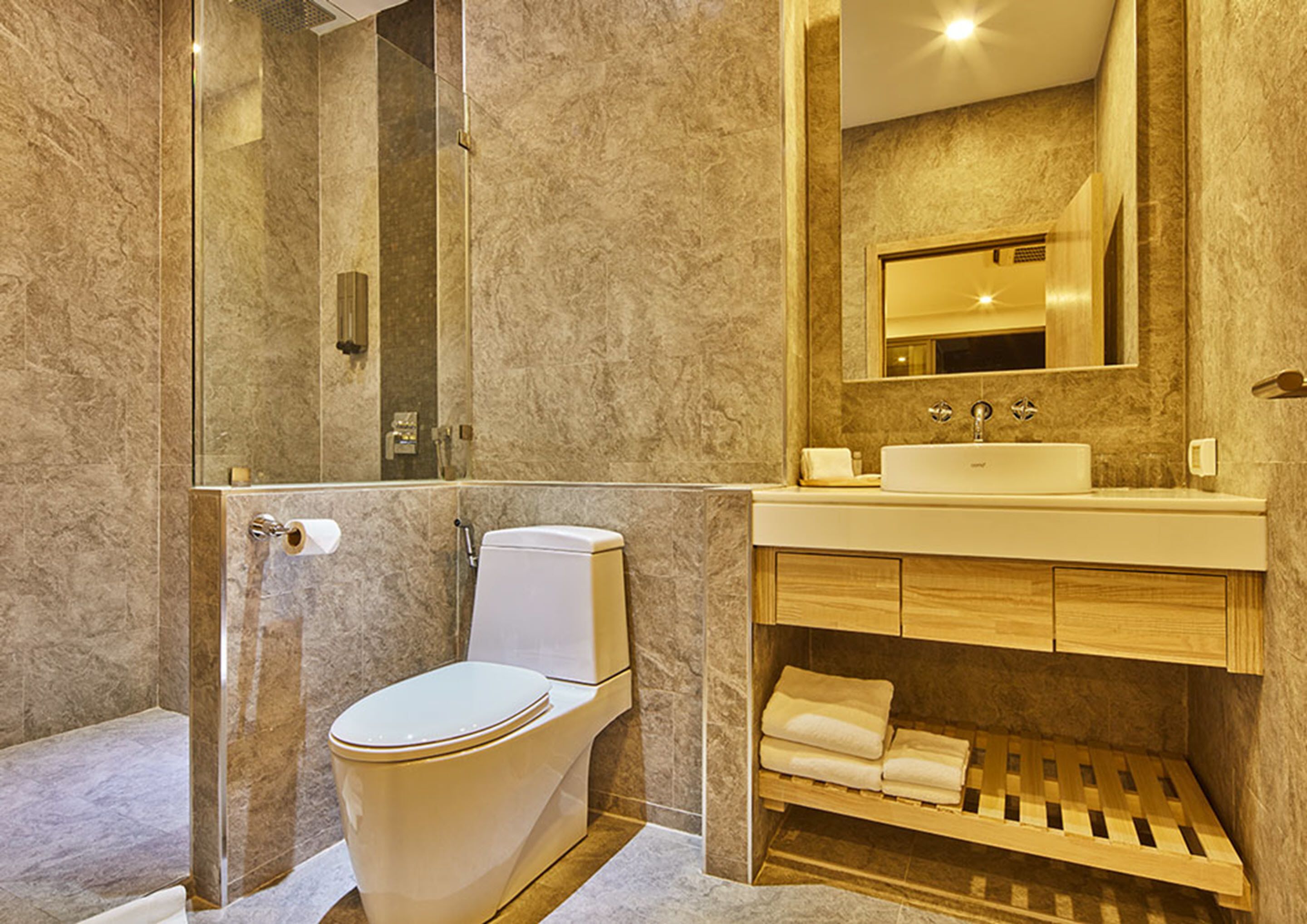 executive pool view include onsen | bathroom | deep-soaking bathtub, rainfall showerhead, free toiletries, hair dryer