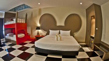 Family Twin Room, Lanai, City View | Children’s theme room
