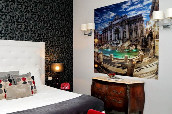 Premium bedding, minibar, in-room safe, desk