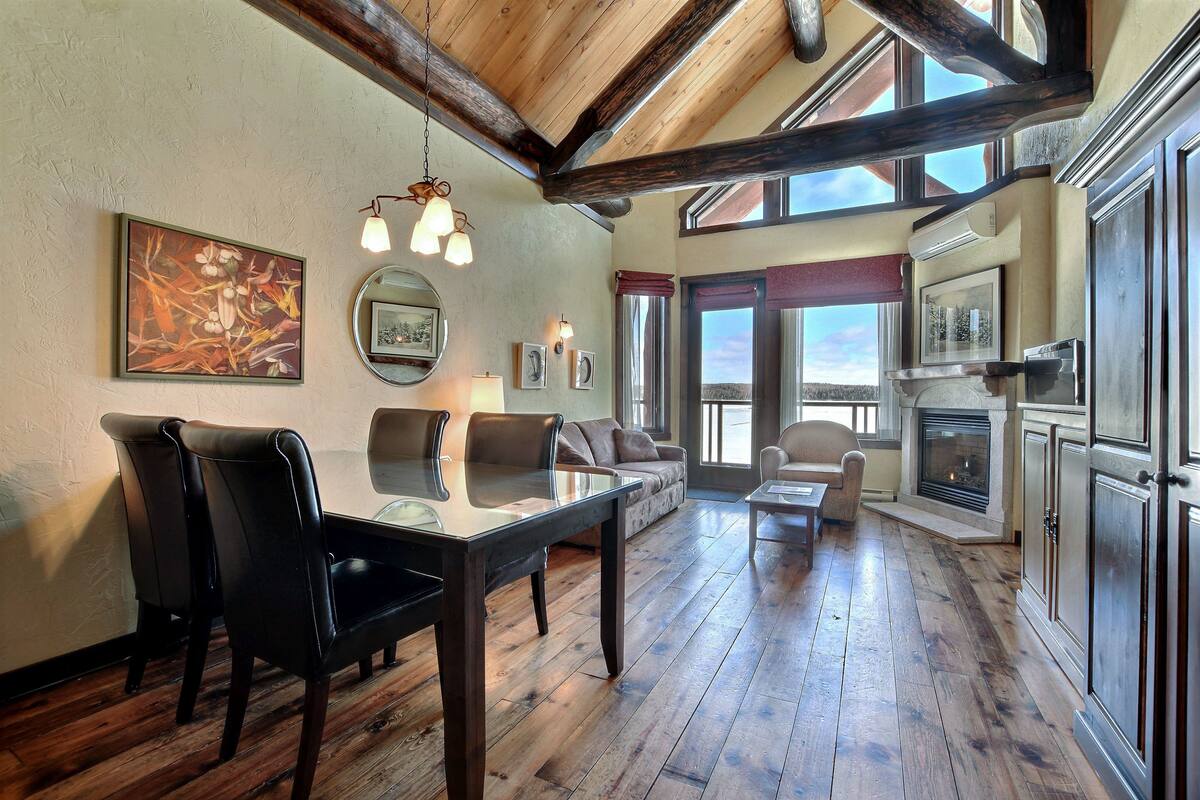 Flat-screen TV, table football, ping pong