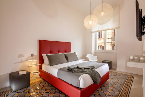 Frette Italian sheets, premium bedding, down comforters, free minibar - Belli36 Rooms (Rome)