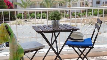 Comfort Apartment, 1 Bedroom, Balcony, Pool View (Shared pool) | View from room