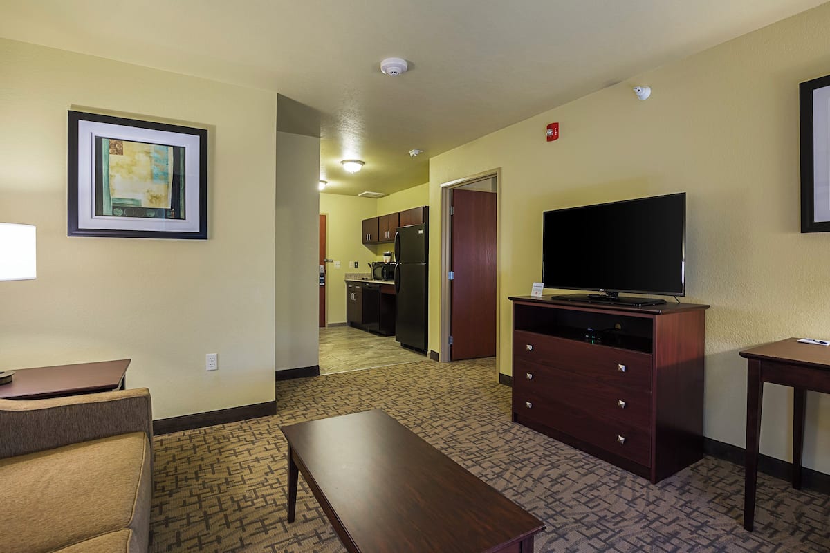 suite, multiple beds, accessible, non smoking | in-room safe, individually furnished, desk, laptop workspace