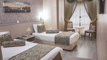 1 habitación, ropa de cama de alta calidad, minibar y escritorio