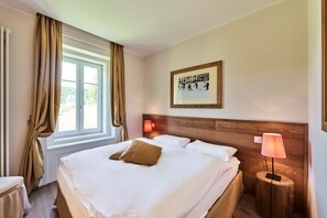 In-room safe, desk, blackout curtains, free cots/infant beds
