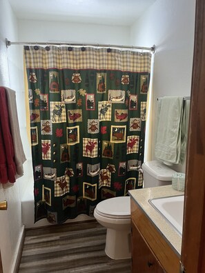 Deluxe Cabin, 2 Bedrooms, Mountain View | Bathroom - South Fork Lodge & RV Park (South Fork)