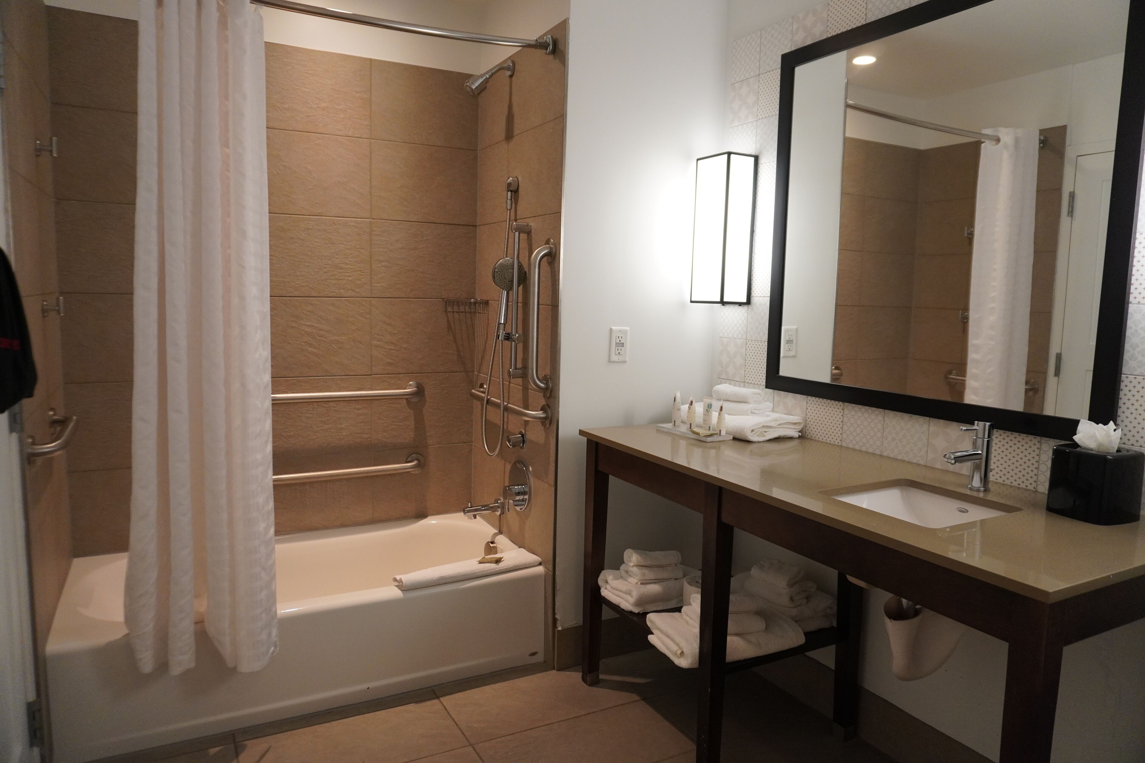 room, 2 queen beds, accessible, non smoking | bathroom | free toiletries, hair dryer, towels