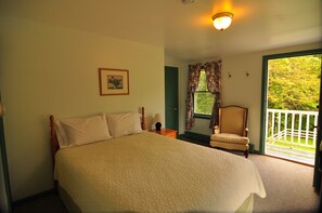 Estúdio conforto, 1 cama Queen, sacada | Área de estar