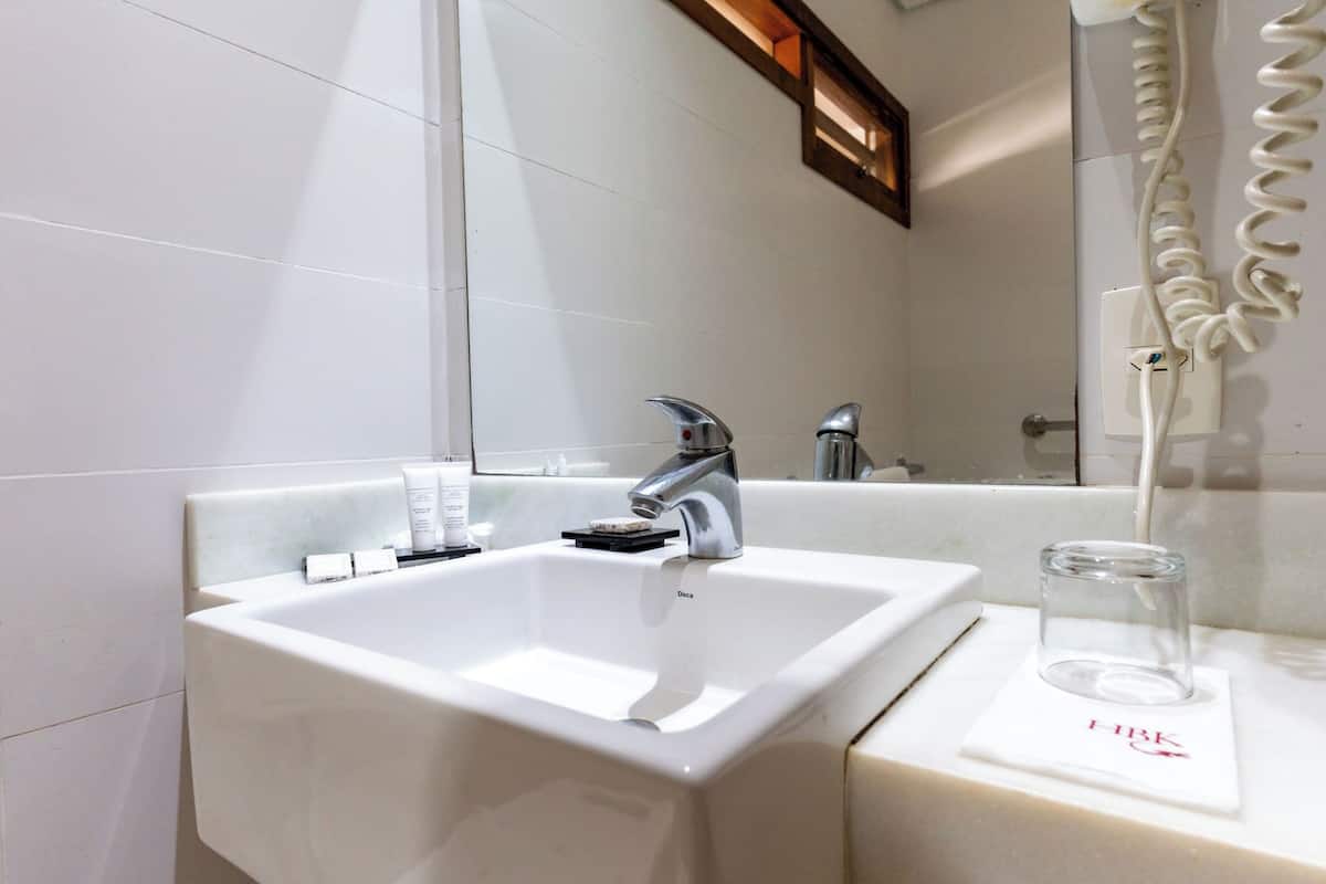 standard double room, accessible, balcony | bathroom | shower, free toiletries, hair dryer, bidet