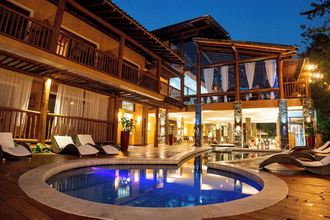 Outdoor pool, a heated pool, sun loungers