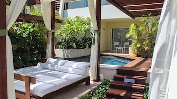 Preferred Club Junior Suite Private Pool (Adults Only 18+) | Roupas de cama premium, frigobar (abastecido com itens grátis)