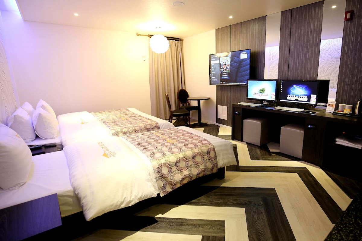 Premium Deluxe Twin | 1 sovrum, gratis wi-fi och sängkläder