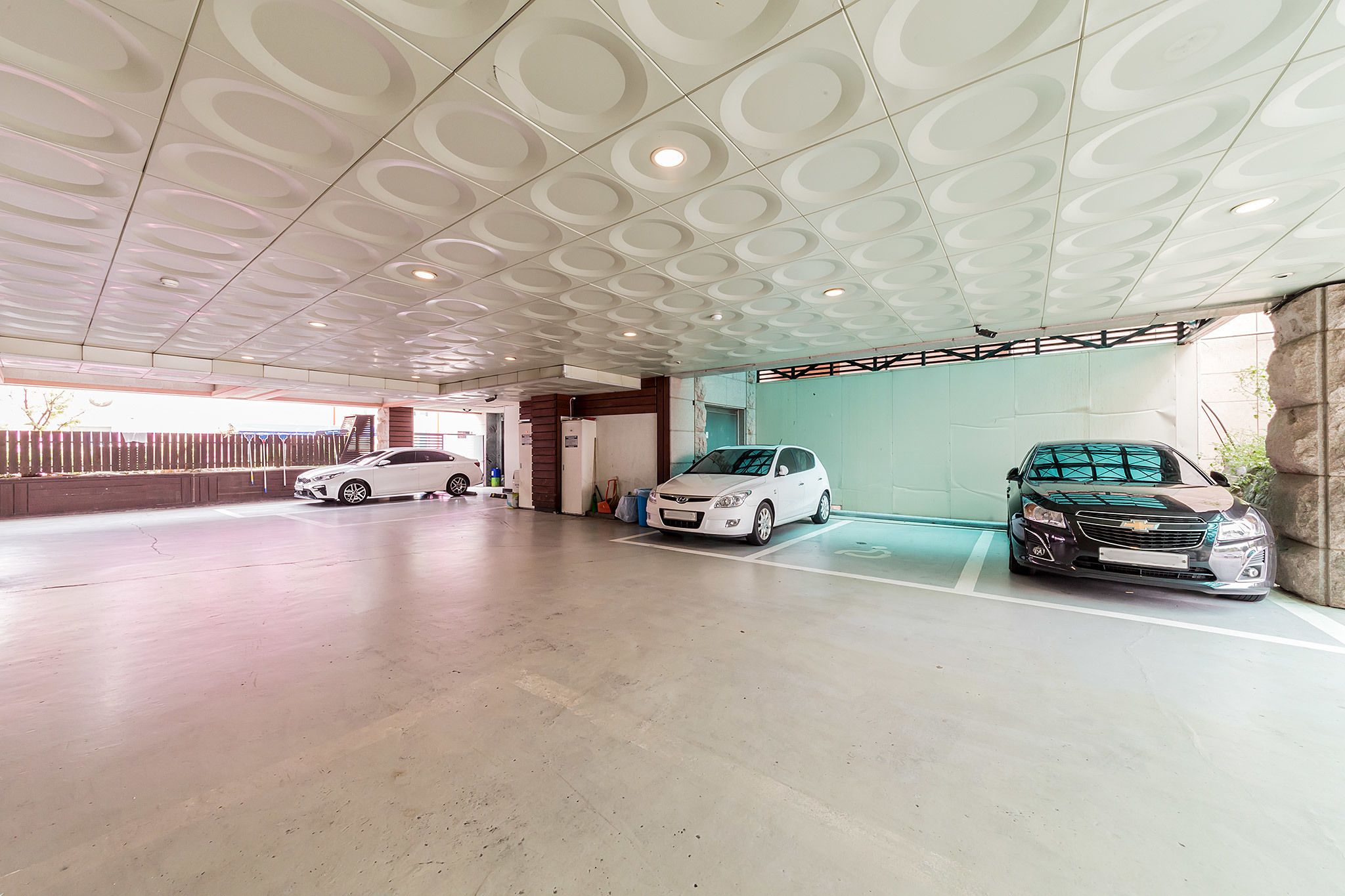 Free self parking, free valet parking