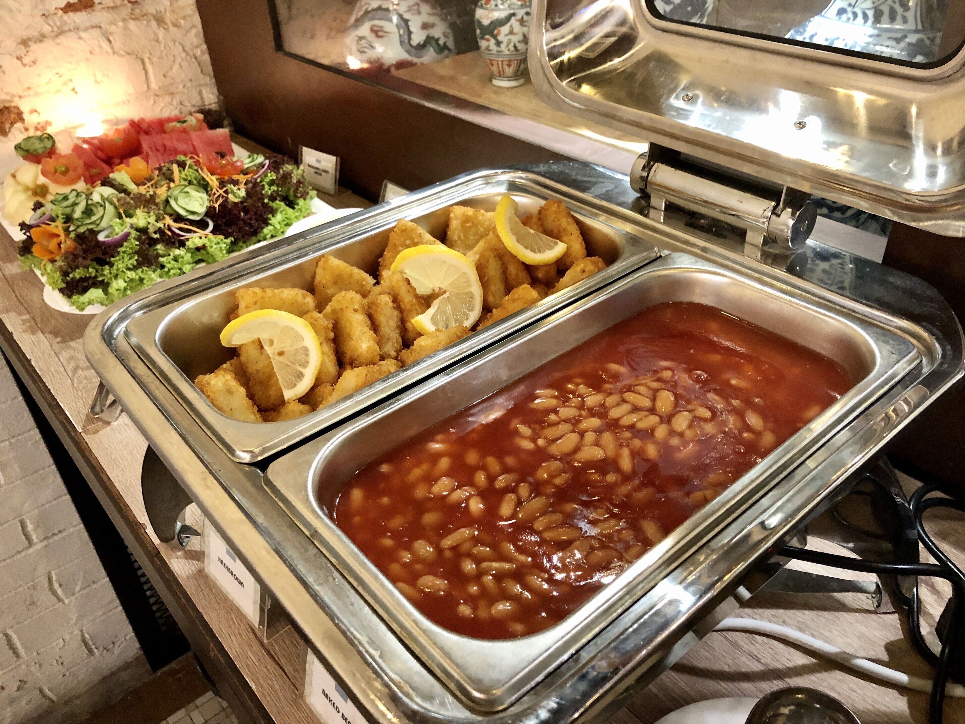吃到飽自助式早餐