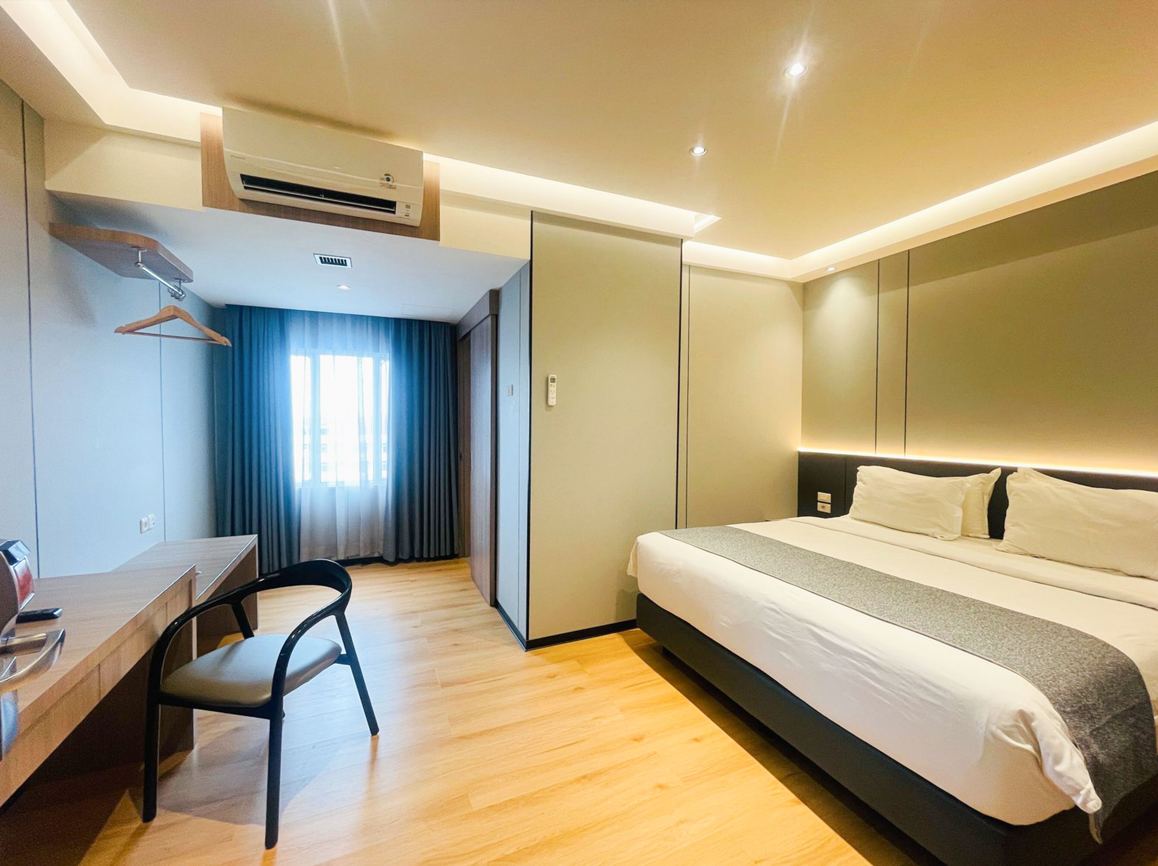 华丽双人房, 城市景观 | 办公桌、免费 WiFi、床单