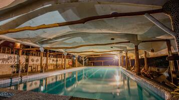Outdoor pool, open 7:00 AM to 7:00 PM, sun loungers