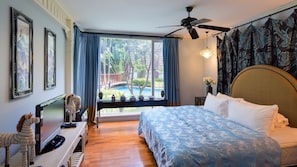 3 Bedroom Pool View | Desk, blackout drapes, WiFi