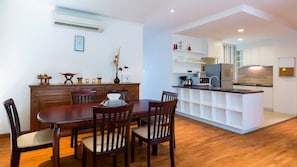 3 Bedroom Pool View | Living area | Flat-screen TV, DVD player
