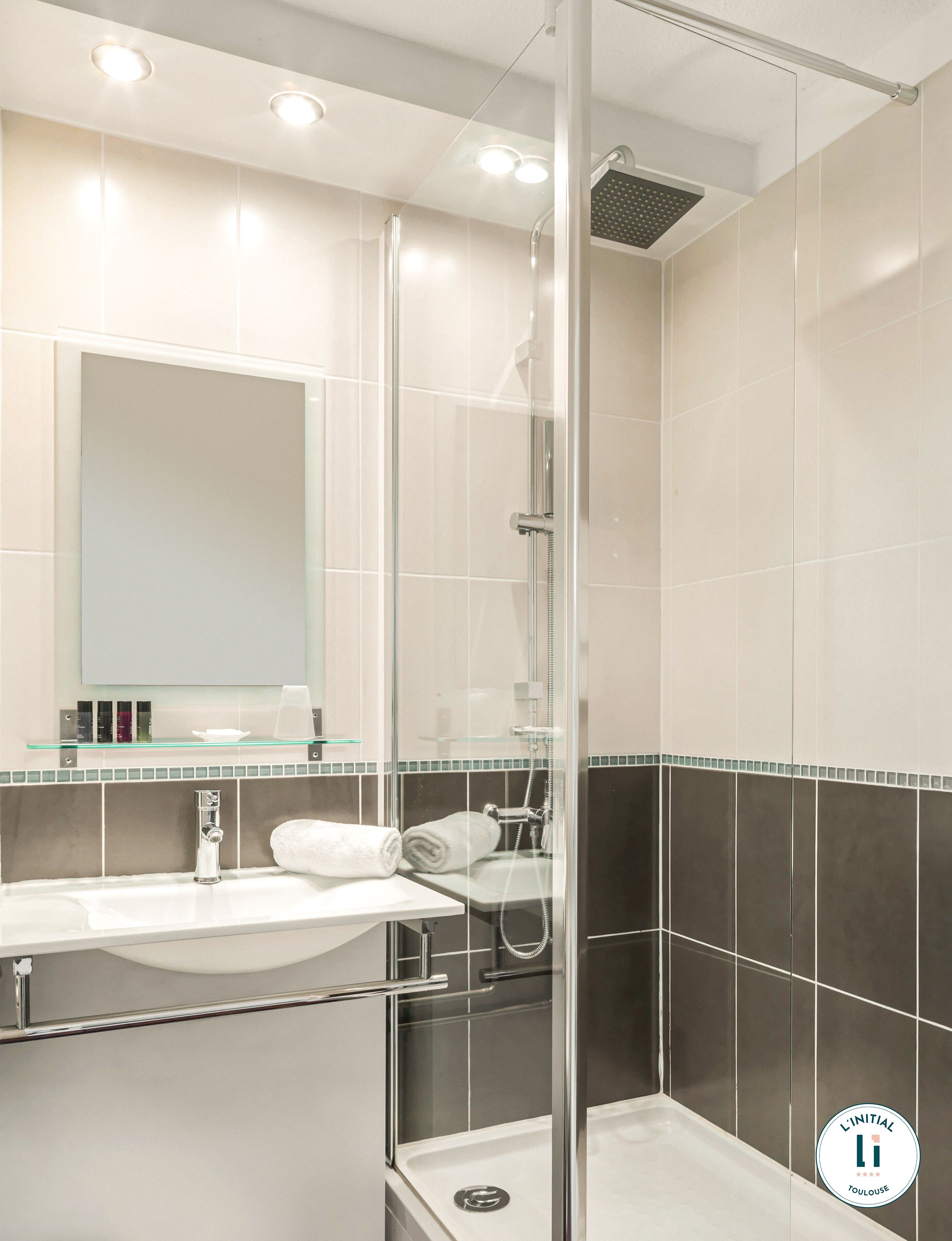 free toiletries, hair dryer, towels, soap