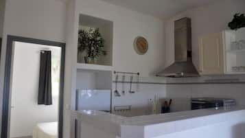 Villa, 1 Schlafzimmer, Terrasse (Villa T2 - 4 personnes max) | Eigene Küche