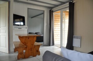 Chalet, 2 chambres, terrasse, vue baie (Chalet T3 - 5 personnes max)