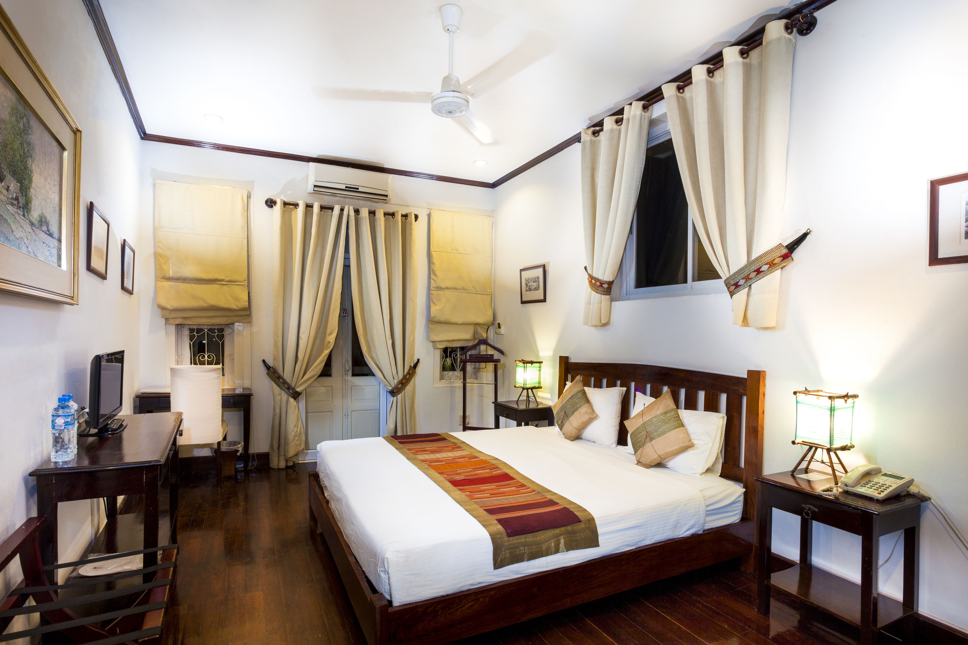 in-room safe, desk, blackout curtains, rollaway beds